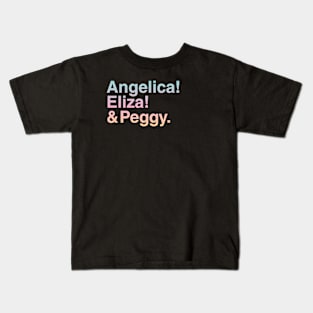 The Schuyler Sisters Kids T-Shirt